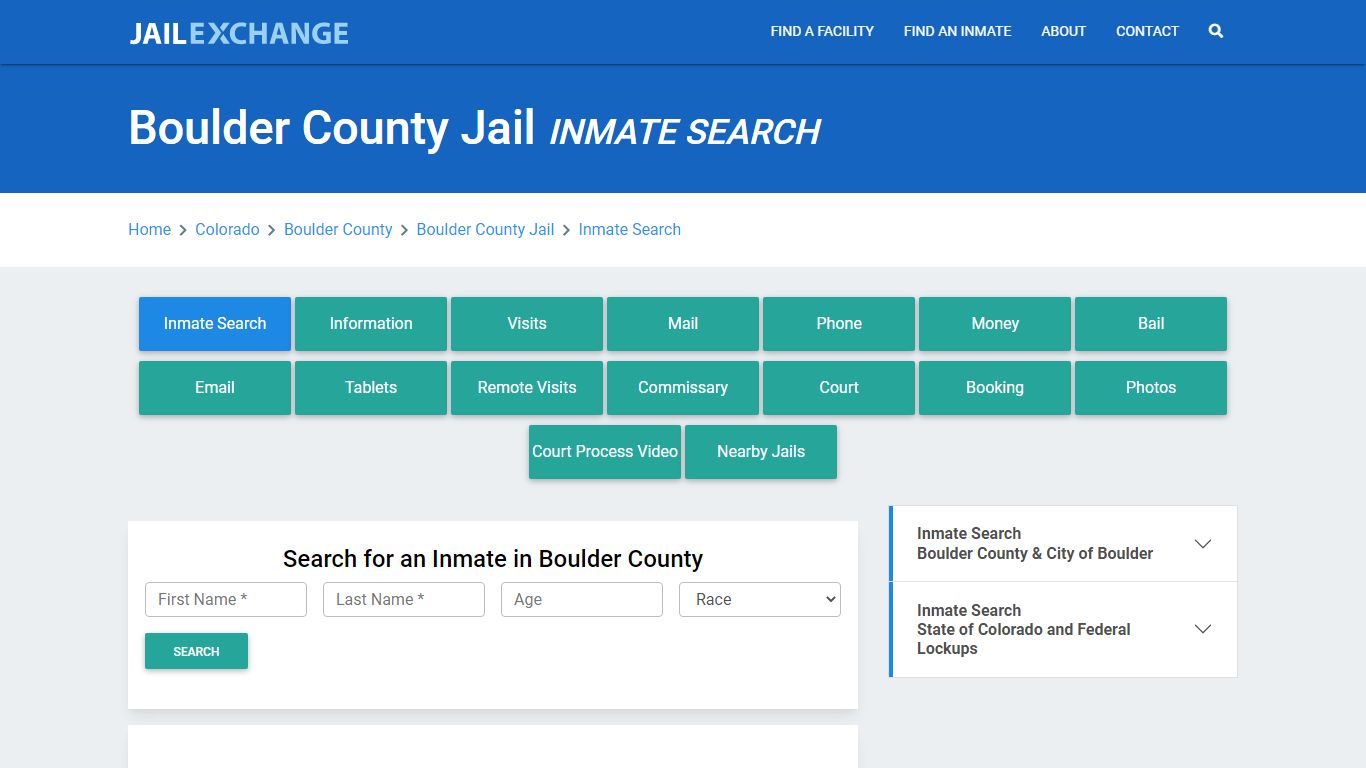 Boulder County Jail, CO Inmate Search: Roster & Mugshots